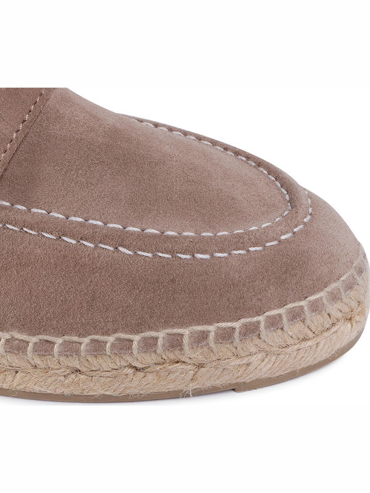 Hamptons Loafers Suede Γυναικείες Εσπαντρίγιες Vintage Taupe