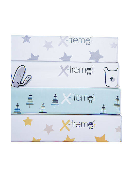 X-treme Baby Μαλακή Αλλαξιέρα Cool Zoo από Πλαστικό Blue 44x70cm