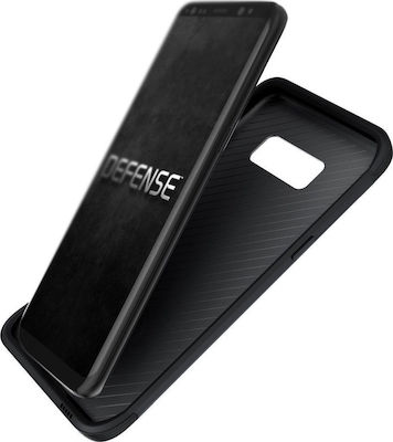 X-Doria Defense Lux Leather Back Cover Black (Galaxy S8+)