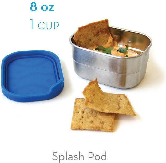 Ecolunchbox Inox Lunch Box Splash Pod Blue 236ml