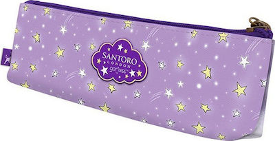 Santoro Gorjuss Pencil Case Barrel with 1 Compartment Purple