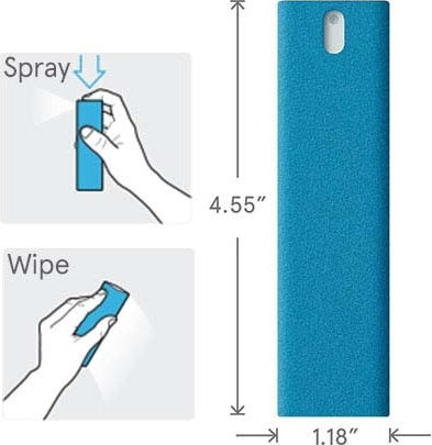 AM Curățător de ecran Spray de curățare pentru ecran, albastru 37.5ml 1buc
