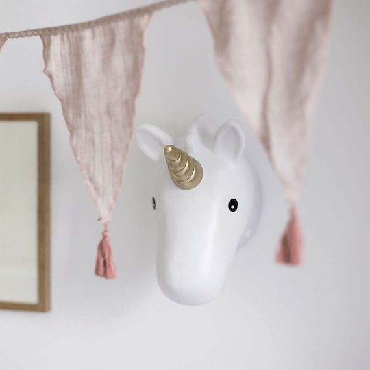 Jabadabado Plastic Kids Wall Light Unicorn