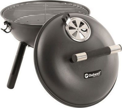 Outwell Calvados M Grill Portable Charcoal Grill Kettle with Lid 36.5cmx36.5cm