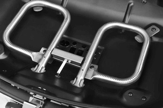 Thermogatz Gs Grill 2 Mini Φορητή Ψησταριά Υγραερίου Σχάρας 52x39εκ. με 2 Εστίες 5kW