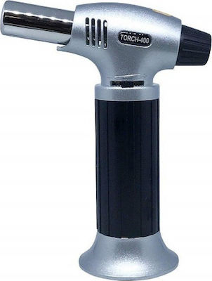 Kitchen Torch with Temperature Setting Lighter Silver OL-400