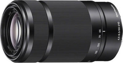 Sony Crop Φωτογραφικός Φακός 55-210mm f/4.5-6.3 Telephoto Tele Zoom για Sony E Mount Black