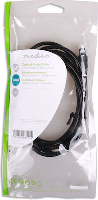 Nedis Optical Audio Cable TOS male - TOS male Μαύρο 2m (CAGP25000BK20)