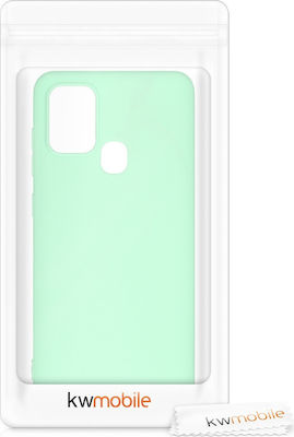 KWmobile Soft Flexible Silicone Back Cover Turquoise (Galaxy A21s)