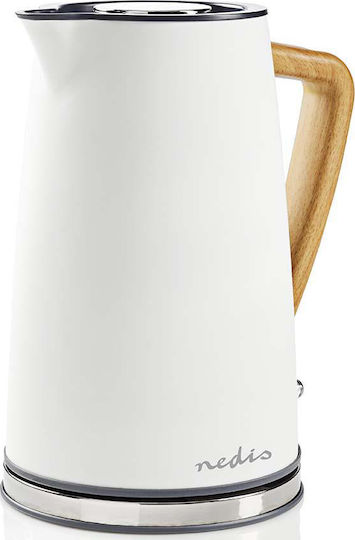 Nedis Kettle 1.7lt 2200W White