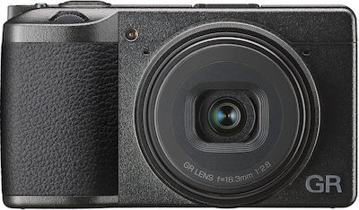 Ricoh GR III Compact Φωτογραφική Μηχανή 24MP με Οθόνη 3" και Ανάλυση Video 640 x 480 pixels Μαύρη