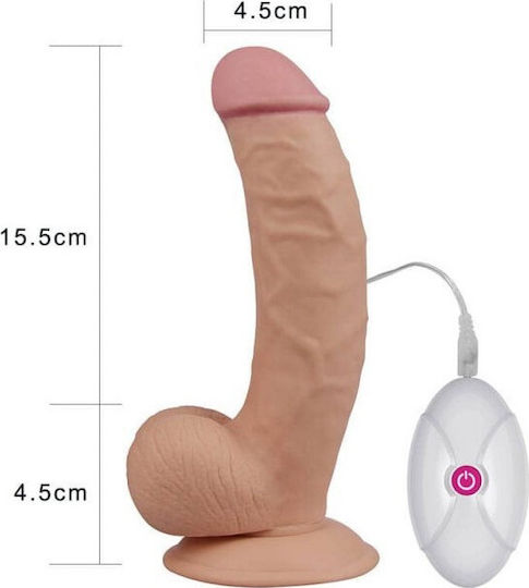 Lovetoy The Ultra Soft Dude Realistisch Vibrator 21.5cm Flesh