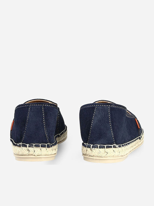 Women's Suede Espadrilles Navy Blue