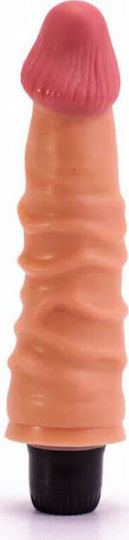 Lovetoy Real Feel Deep Veined Realistic Lifelike Vibrator Ρεαλιστικός Δονητής 20.3cm Flesh