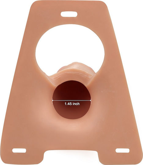 Lovetoy Rodeo Big Gurtzeug mit Dildo 21.6cm in Hautfarbe