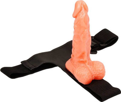 Baile Ultra Passionate Harness Sensual Comfort Strap-on Harnașament cu Dildo în culoarea Bej