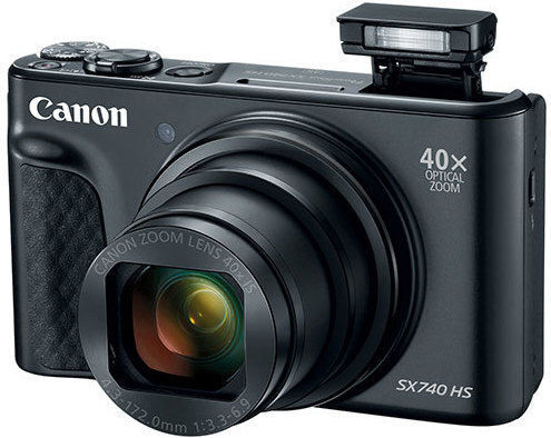 Canon PowerShot SX740 HS Compact Φωτογραφική Μηχανή 20.3MP Οπτικού Ζουμ 40x με Οθόνη 3" και Ανάλυση Video Full HD (1080p) Μαύρη