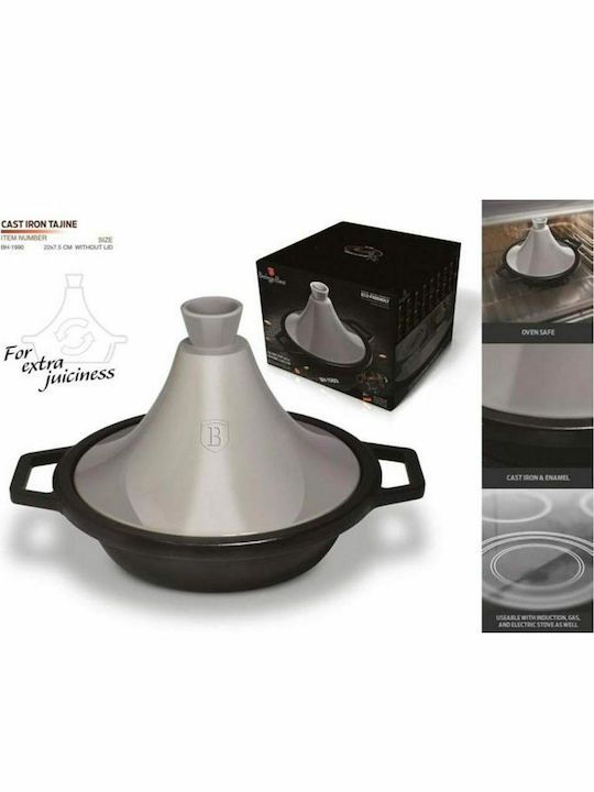 Berlinger Haus Moonlight Collection Tajine Гърне Кръгло Метално 22x22см 1бр