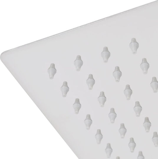 vidaXL Τετράγωνη Κεφαλή Ντουζ 40x40cm Inox