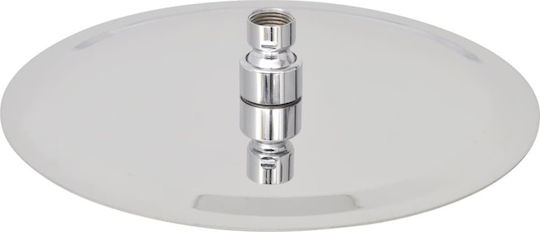 vidaXL Στρογγυλή Κεφαλή Ντουζ 25cm Inox