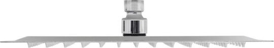 vidaXL Square Showerhead 25x25cm Inox