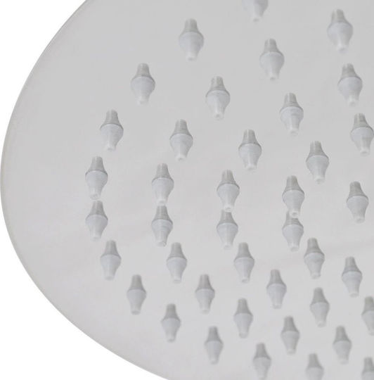 vidaXL Στρογγυλή Κεφαλή Ντουζ 30cm Inox