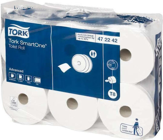 Tork SmartOne Toilettenpapier 2 Blätter 6 Rollen (915gr/Rolle) 472242