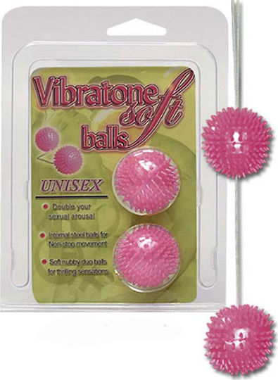 Seven Creations Vibratone Soft Balls Κολπικές Μπάλες Ροζ