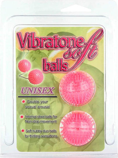 Seven Creations Vibratone Soft Balls Κολπικές Μπάλες Ροζ