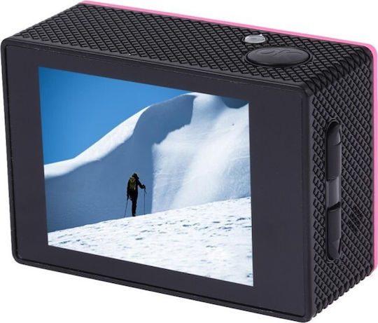 SDV3 Action Camera HD (720p) Υποβρύχια (με Θήκη) με Οθόνη 1.5" Ροζ