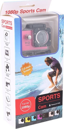 SDV3 Action Camera HD (720p) Υποβρύχια (με Θήκη) με Οθόνη 1.5" Ροζ