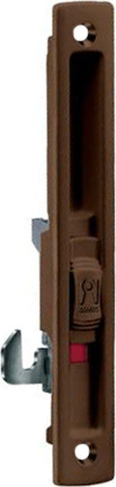 Domus Kliklok Lock for Sliding Aluminum Doors Brown