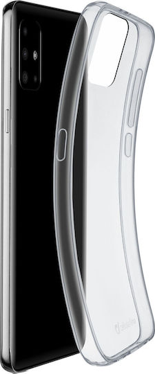 Cellular Line Fine Back Cover Silicon Transparent (Galaxy A51)