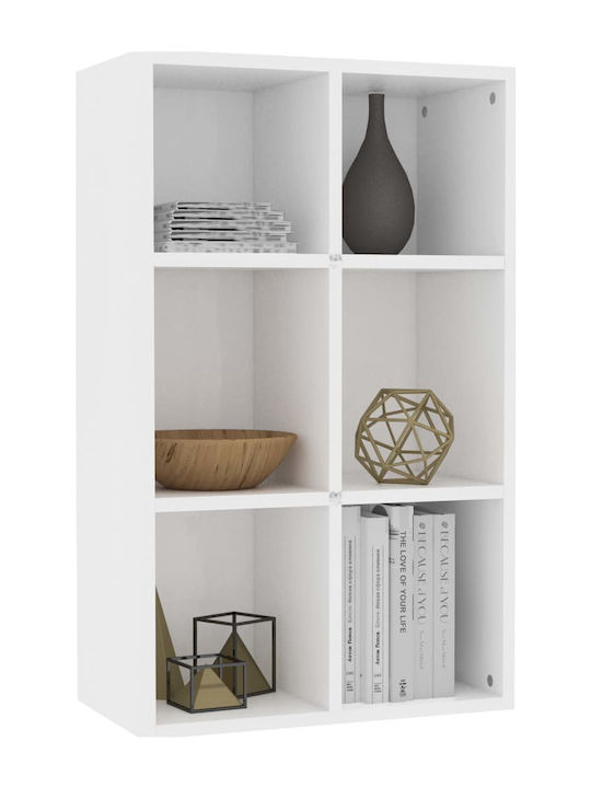 Bookcase White 66x30x97.8cm