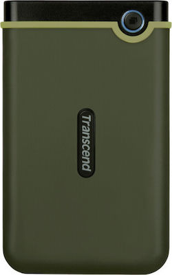 Transcend StoreJet 25M3 USB 3.0 External 2.5" HDD 1TB Military Green