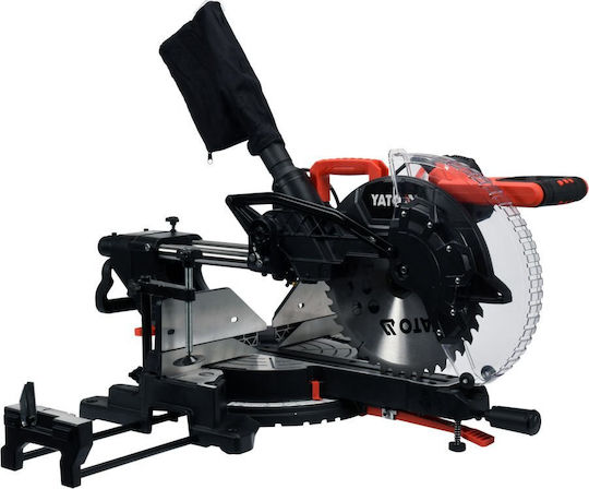 Yato Fierăstrău Cu Tăietor De Unghi La Rețea 1800W Glisant Cu Ghid De Tăiere Laser Și Diametru Disc 305mm
