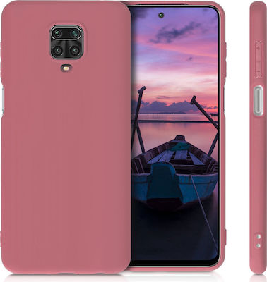 KWmobile Umschlag Rückseite Silikon Rosa (Redmi Note 9S / 9 Pro / 9 Pro Max) 52140.167