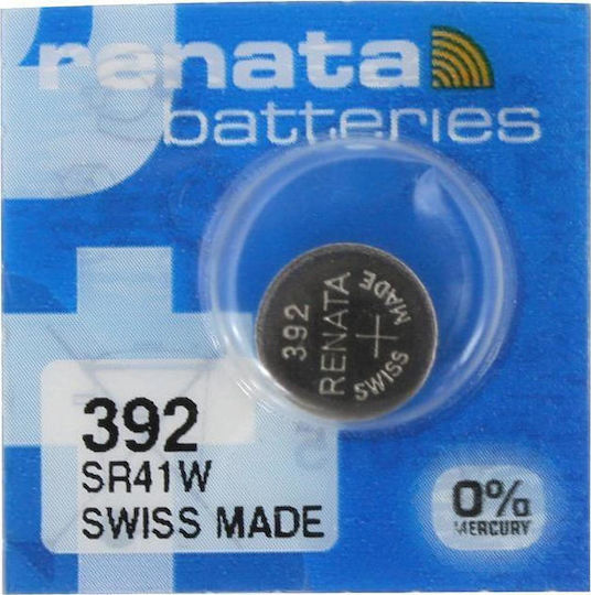 Renata 392 Batterie Silber-Oxid für Uhren SR41 1.55V 1Stück