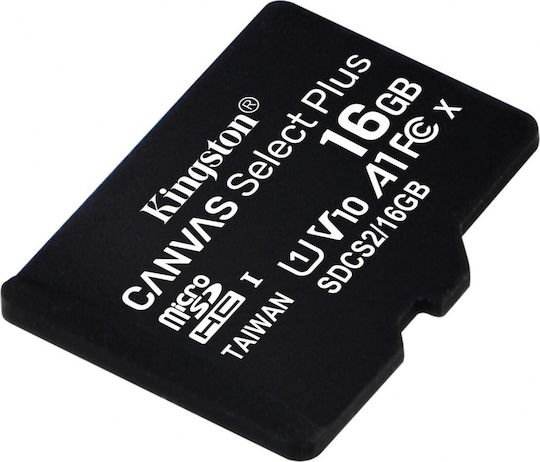 Kingston Canvas Select Plus microSDHC U1 V10 A1 UHS-I 100MB/s