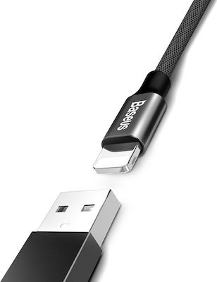 Baseus Yiven USB to Lightning Cable Μαύρο 1,2m (CALYW-01)