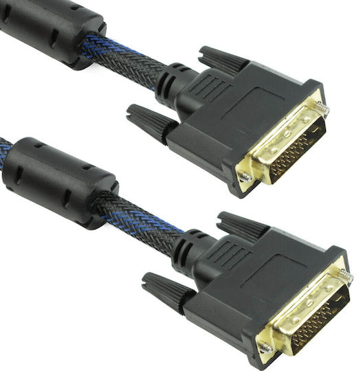 De Tech 3m DVI-I male to DVI-D male Cable Black (18185)