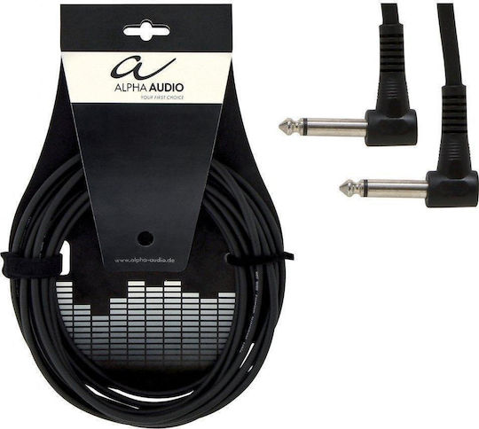 Alpha Audio Basic Line Patch cable Cable 6.3mm male - 6.3mm male 0.3m (190.350)