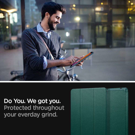 Spigen Urban Fit Flip Cover Greeη (iPad 2019/2020/2021 10.2'') ACS01062
