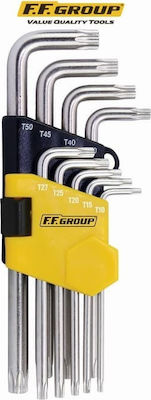 F.F. Group L Torx Wrench T10 9pcs