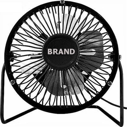 Brand Mini Fan 10" Вентилатор USB Черно