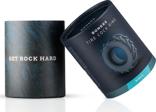 Boners Cock Tire Ring Grey
