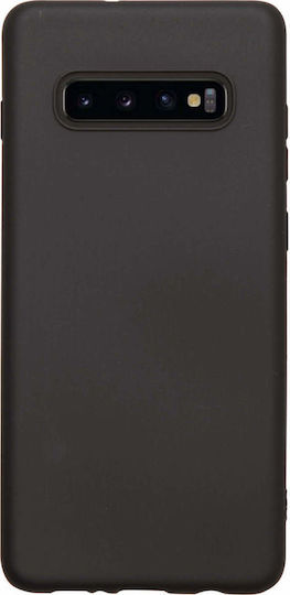 Back Cover Σιλικόνης 1.2mm Μαύρο (Galaxy S10+)