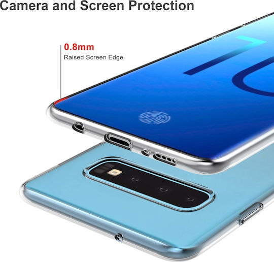 Back Cover Σιλικόνης 1mm Διάφανο (Galaxy S10)