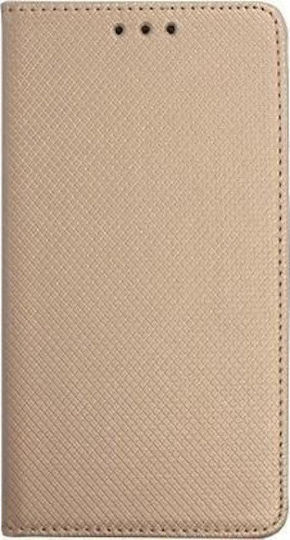 Forever Book Δερματίνης Χρυσό (Huawei P10 Lite)