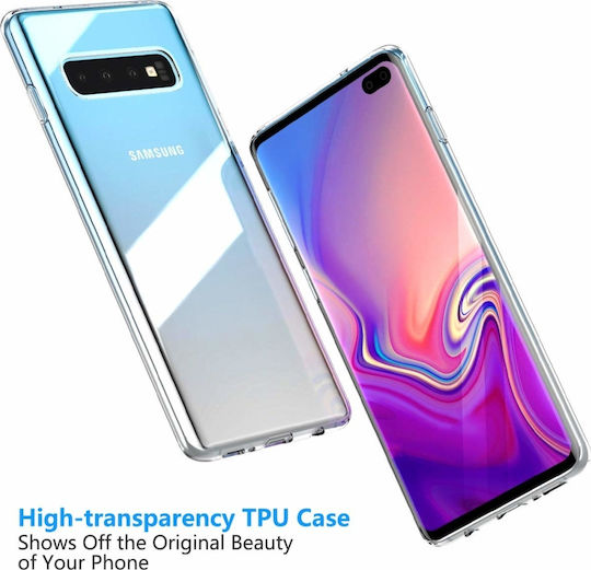 Back Cover Σιλικόνης 1mm Διάφανο (Galaxy S10)